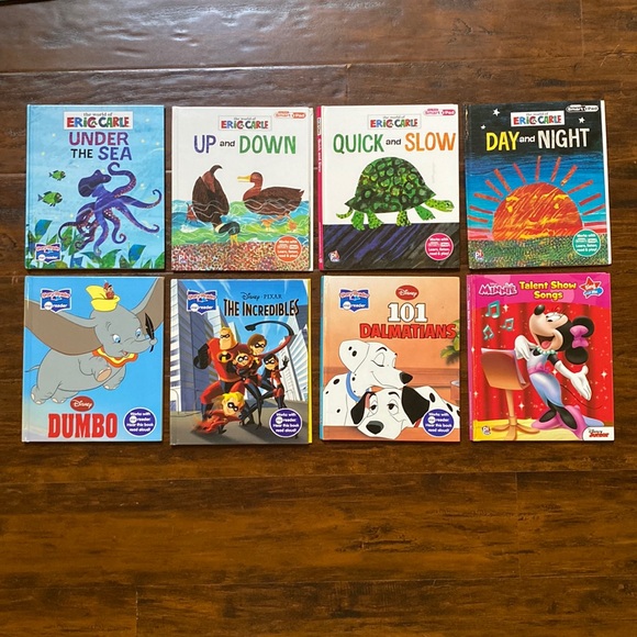 8 Children’s Book Bundle | Me Reader Device | Disney | Pixar | Eric Carle - Picture 1 of 7